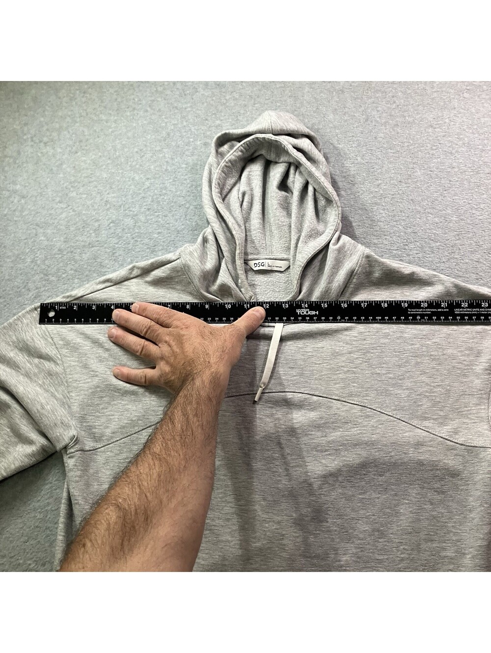 DSG Womens LRG Gray Cowl Neck Hoodie Pullover Cozy Athleisure Activewear Casual - Picture 7 of 16